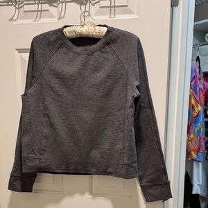lululemon athletica Dark Gray Crew Neck Sweater